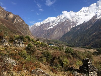 Above Chumling, Tsum Valley, Oct 2014