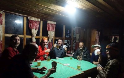 Tea house on the Manaslu Circuit, 2014