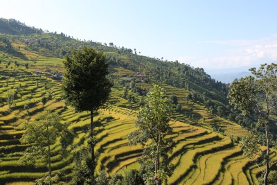 On the way to the trailhead, Manaslu Circuit, Oct 2014