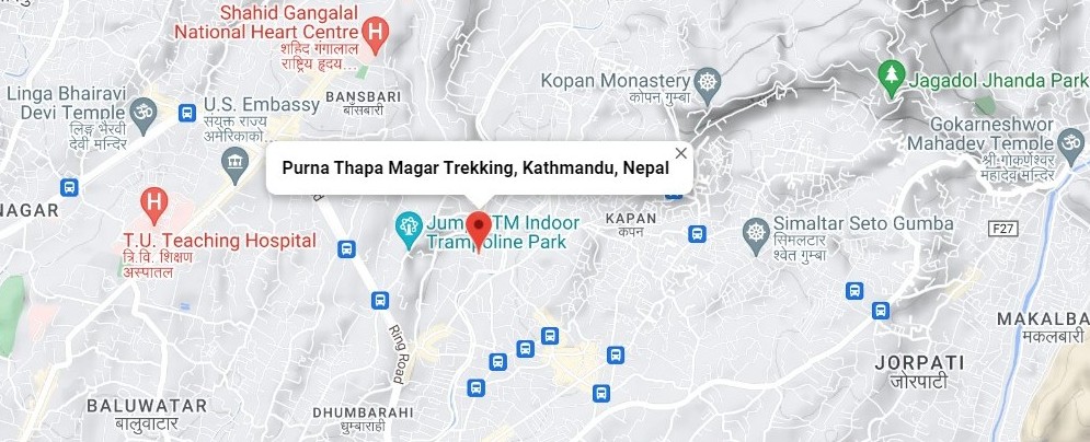 Kathmandu map