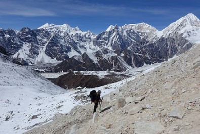 Near Larkye pass, Manaslu circuit